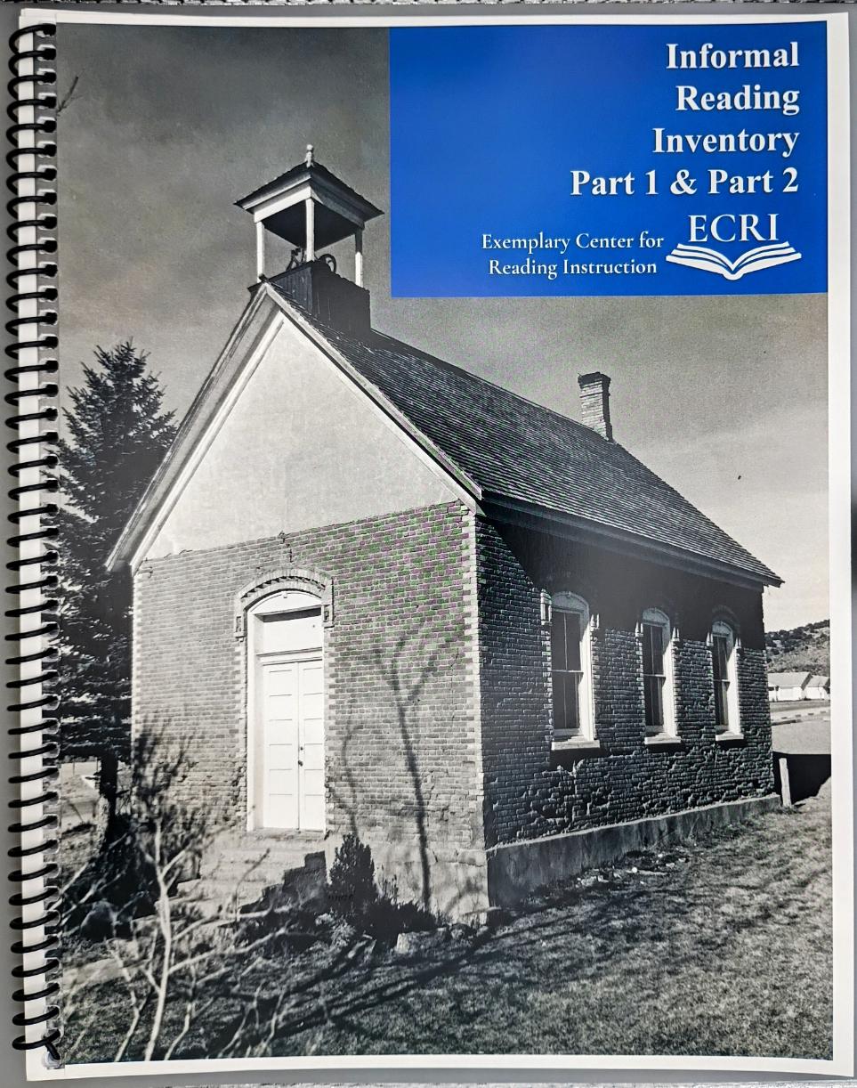 Informal Reading Inventory 1-2, textbook (Elementary grades)