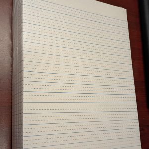 Early Cursive Newsprint paper | 11" x 8.5", box of 10 reams